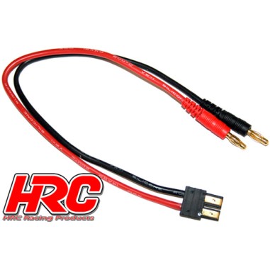 HRC Racing - Câble de charge - 4mm Bullet à TRX - 300mm