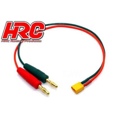 HRC Racing - Câble de charge - 4mm Bullet à XT30 - 300mm