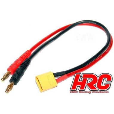HRC Racing - Câble de charge - 4mm Bullet à XT60 - 300mm