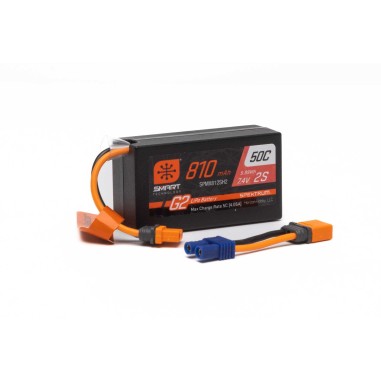 Spektrum - Batterie LiPo Smart G2 - 2S 7.4V - 810mAh IC2 50C