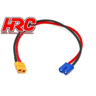 HRC Racing - Câble de charge - doré - Prise chargeur XT60 à EC3 - 300mm