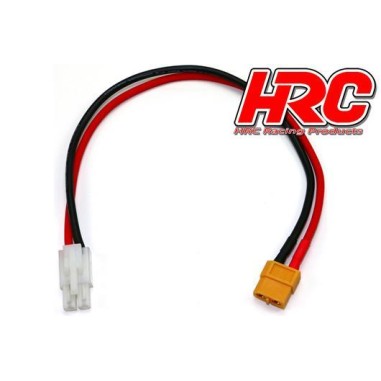 HRC Racing -  Câble de charge - Prise chargeur XT60 à Tamiya - 300mm