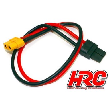 HRC Racing - Câble de charge - Prise chargeur XT60 à TRX - 300 mm