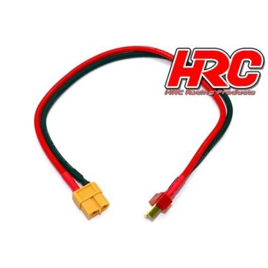 HRC Racing - Câble de charge - Prise chargeur XT60 à Ultra T - 300mm