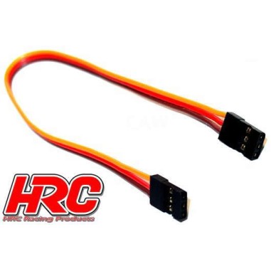 HRC Racing - Rallonge de servo  JR - 20cm - mâle/mâle