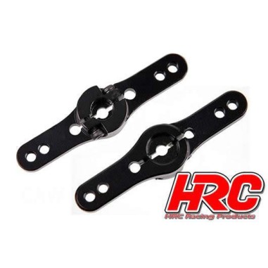 HRC Racing - Palonnier de servo aluminium double - 23T