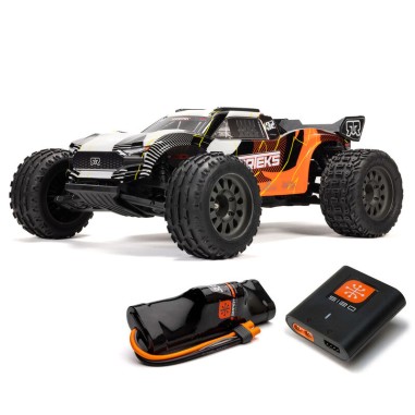 Arrma - Stadium Truck 1/10 Vorteks Mega 550 Brushed 2WD EP RTR - Orange