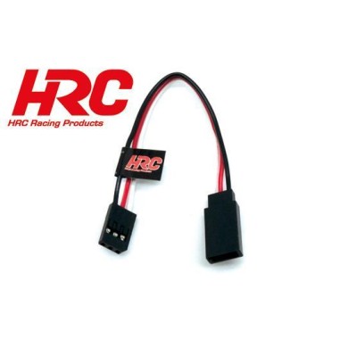 HRC Racing - Rallonge de servo Futaba / JR - 10cm