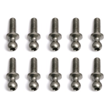 Team Associated Ballstuds, 8 mm, long neck - 10 pièces