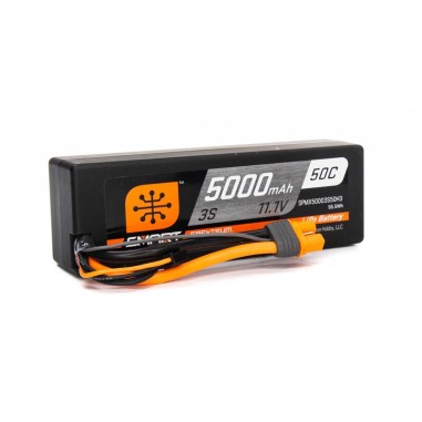 Spektrum - Batterie LiPo Smart 3S 11.1V - 5000mAh 50C - IC3 - HC