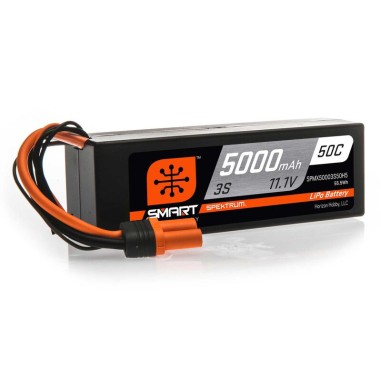 Spektrum - Batterie LiPo Smart 3S 11.1V - 5000mAh 50C - IC5 - HC