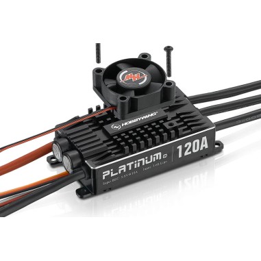 Hobbywing Contrôleur Platinum Pro 120A V4 - 3 à 6S - 10A BEC