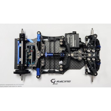 GL Racing GL-GTR 1/27 RWD Châssis Kit - sans électronique