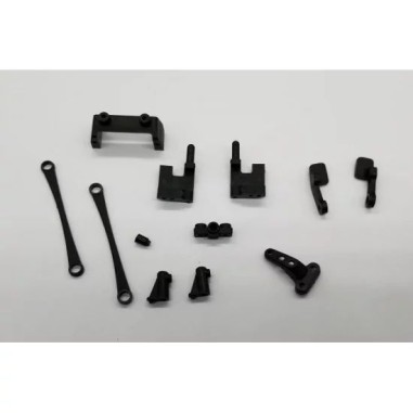 GL Racing GLF - Kit supports servo, Link latéraux et petites pièces de châssis - SET - Pour GLF-1