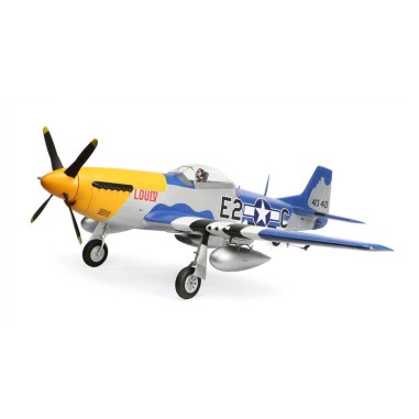 E-Flite Avion P-51D Mustang 1500mm EP BNF avec AS3X et Safe Select