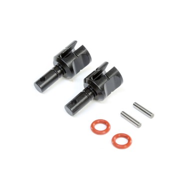 TLR Noix de différentiel arrière allégée  8X - Set