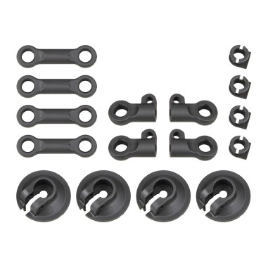 Team Associated RC8B4 Spring Cups and Shock Rod Ends - Set