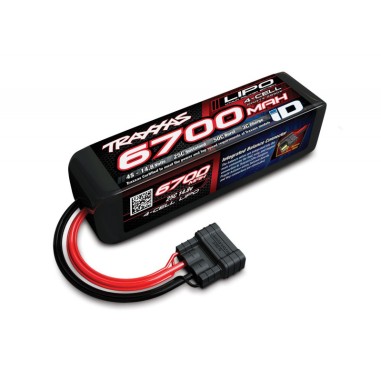 Traxxas Batterie LiPo ID 4S - 14.8V - 6700mAh - 25C - réf. 2890X