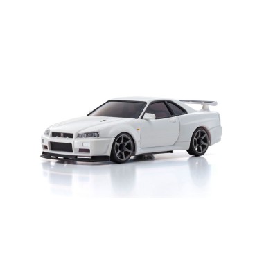 Kyosho Autoscale Mini-Z Nissan Skyline GT-R V.Spec II Nür (R34) - Blanc (AWD)