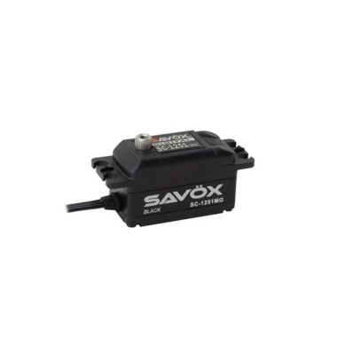 Savöx Servo SC-1251MG - Black Edition - 6V / 0.09s / 9.0kg