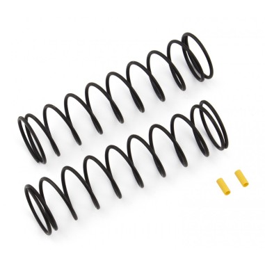 Team Associated Rear Springs V2, yellow, 4.4 lb/in, L86, 10.25T, 1.6D - 2 pièces