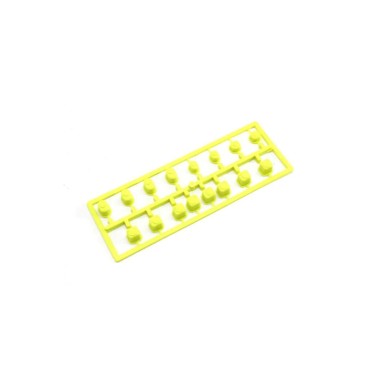 Kyosho Inserts de suspension MP10 - couleur jaune