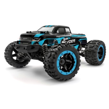 Blackzon Monster Truck Slyder 1/16 EP 4WD RTR - couleur Bleu
