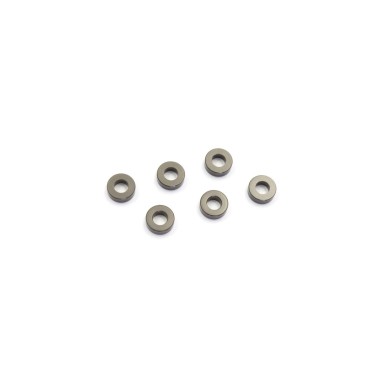 Kyosho Rondelle Gunmetal 3x6x2mm (6)